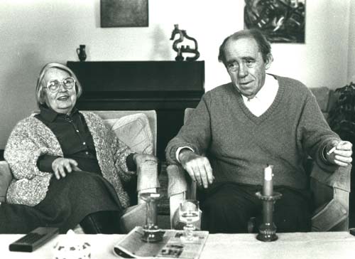 Генрих Бёлль с женой Анне Мари